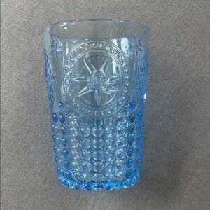 Blue Embossed Plastic Cups